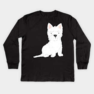 Westie Kids Long Sleeve T-Shirt